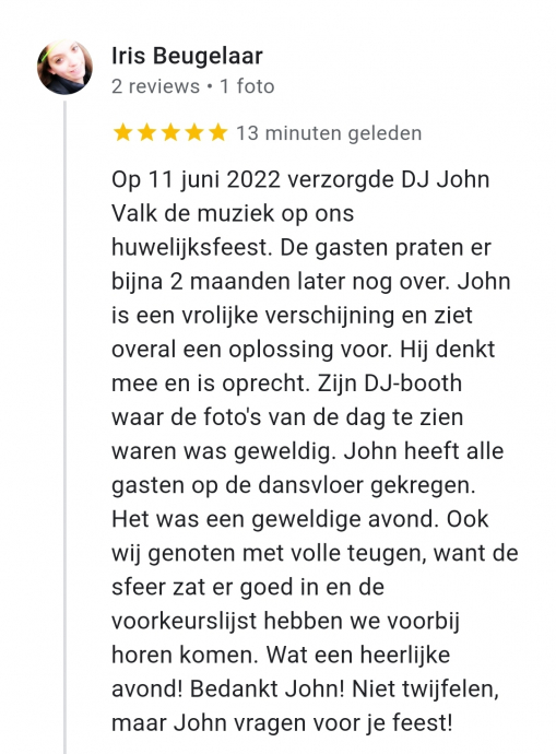 Recensies DJ John Valk